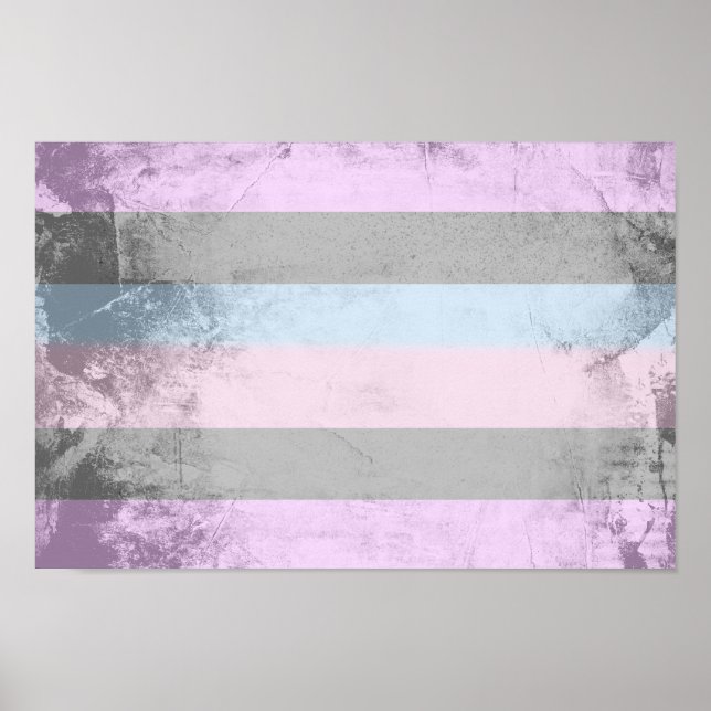Intersex Pride Flag Poster (Front)