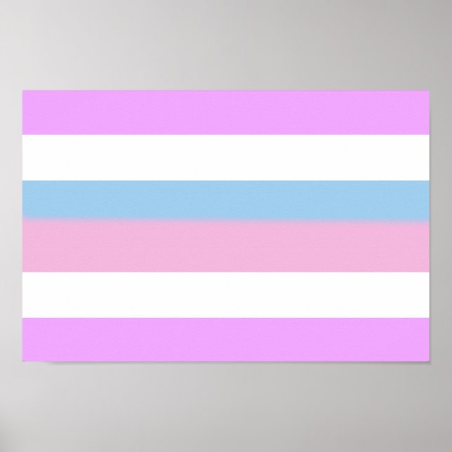 Intersex Pride Flag Poster (Front)