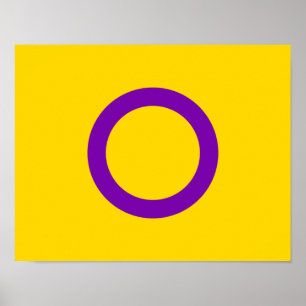Intersex Pride Flag Poster