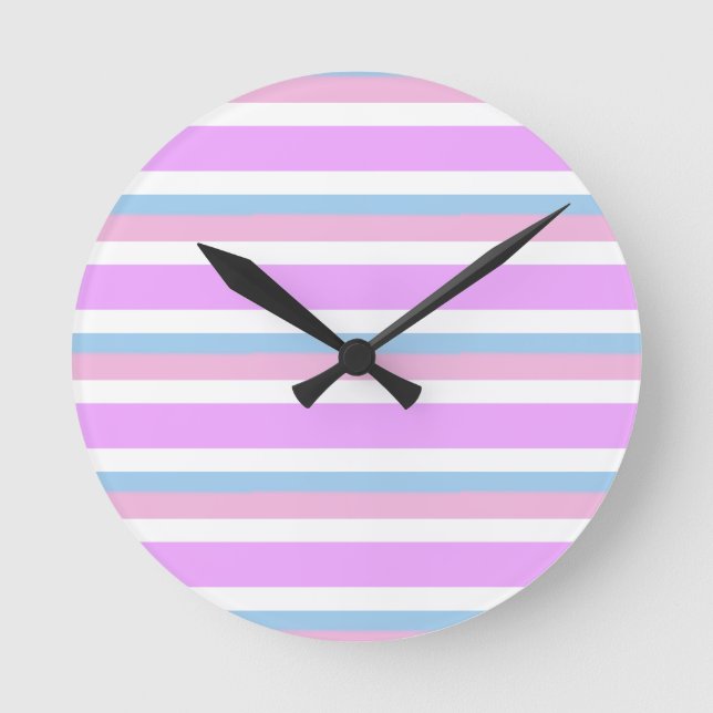 Intersex Pride Flag Round Clock (Front)