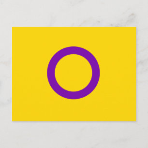 INTERSEX PRIDE POSTCARD