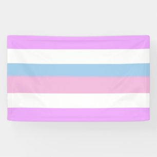 Intersex Pride Stripes Banner
