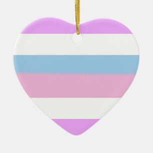 INTERSEXED PRIDE CERAMIC TREE DECORATION