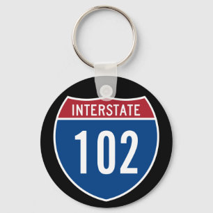Interstate 102 key ring