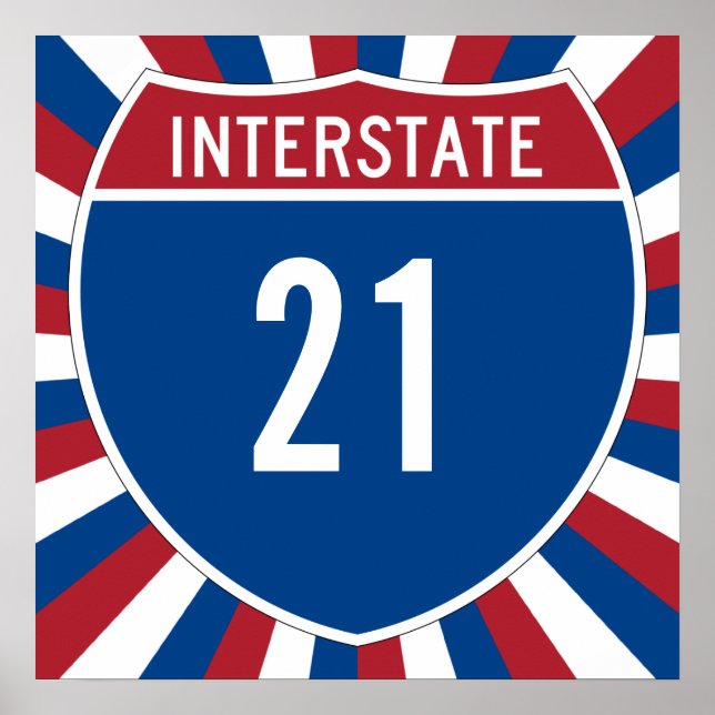 Interstate 21 poster (Front)