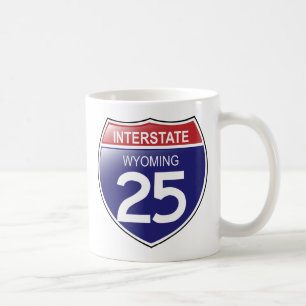 Interstate 25 in Wyoming Mug