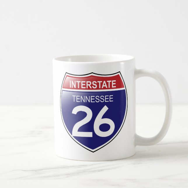 Interstate 26 in Tennessee Mug (Right)