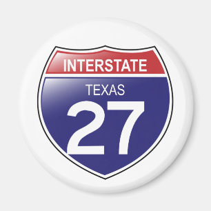 Interstate 27 Texas Magnet