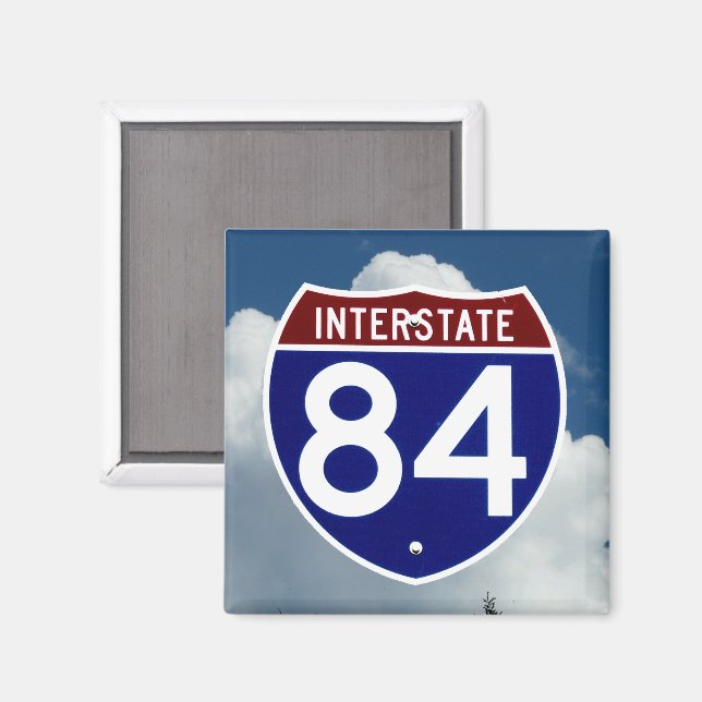 Interstate 84 Shield, HIgway Sign, Oregon Magnet (Front/Back)