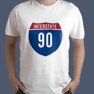 Interstate 90 - 90th Birthday T-Shirt