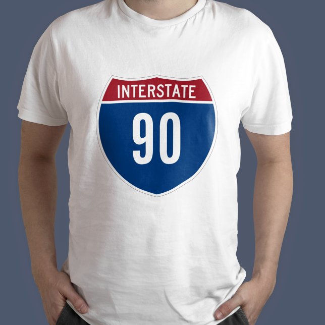 Interstate 90 - 90th Birthday T-Shirt (Creator Uploaded)