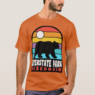 Interstate Park St Croix Falls Wisconsin Bear Retr T-Shirt