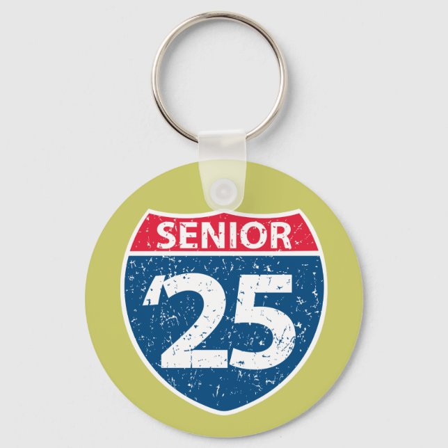 Interstate Senior '25 Keychain (Front)