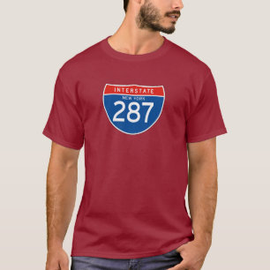 Interstate Sign 287 - New York T-Shirt