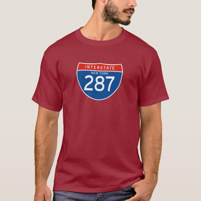 Interstate Sign 287 - New York T-Shirt (Front)