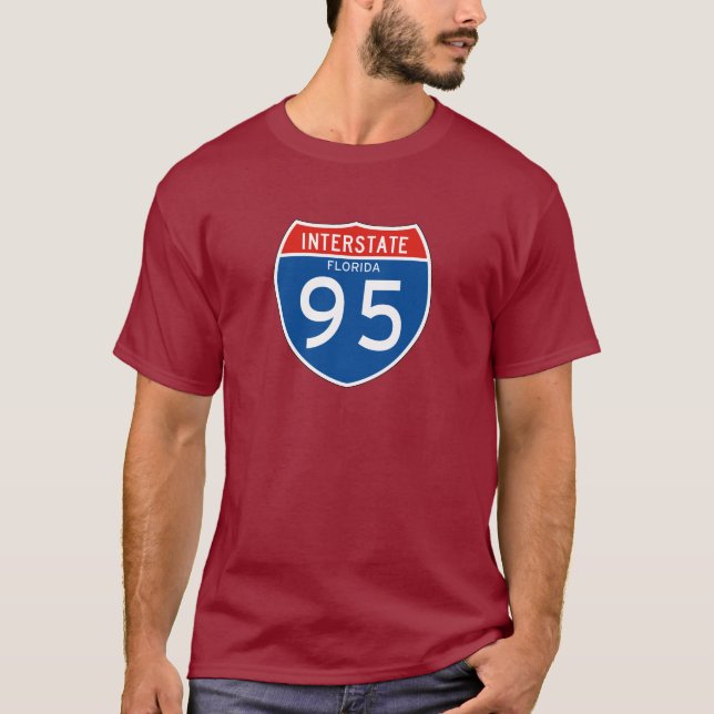 Interstate Sign 95 - Florida T-Shirt (Front)