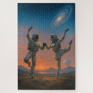Interstellar Ballet on Alien Planet Jigsaw Puzzle
