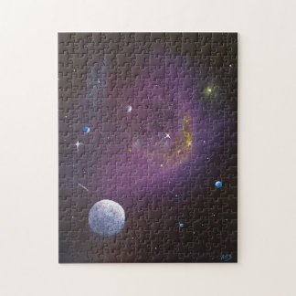 Interstellar Deep Space with planets Puzzle