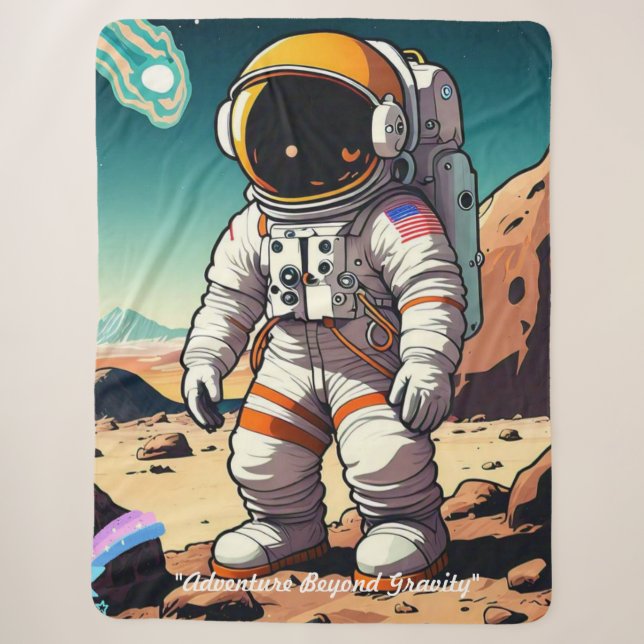 "Interstellar Explorations" Sherpa Blanket (Front)