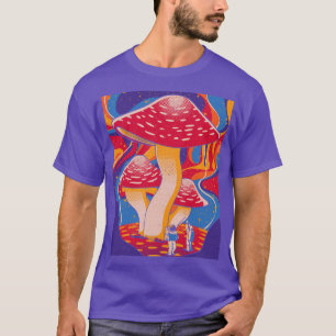 Interstellar Mushroom Travel by Tobe Fonseca T-Shirt
