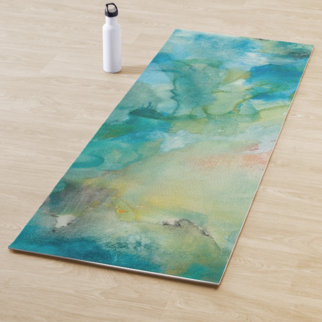 Interstellar | Teal Blue Sky Yoga Mat (In Situ)