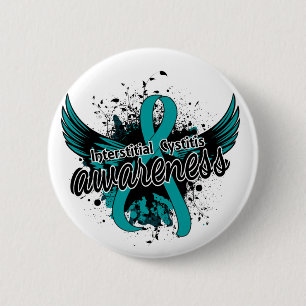 Interstitial Cystitis Awareness 16 6 Cm Round Badge
