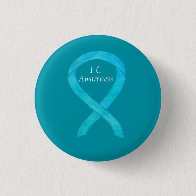Interstitial Cystitis (IC) Awareness Ribbon Pin (Front)