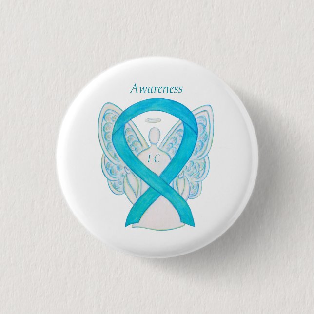 Interstitial Cystitis (IC) Awareness Ribbon Pin (Front)
