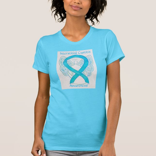 Interstitial Cystitis (IC) Awareness Ribbon Shirt (Front)