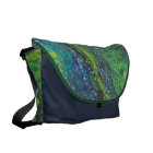 "Intertidal Zone" Abstract Rickshaw Messenger Bag