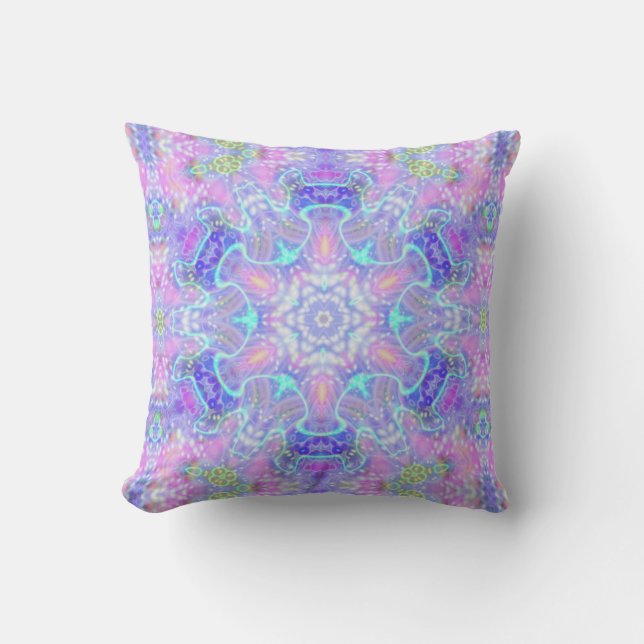 Intertwined Eruption  Throw Pillow (Front)