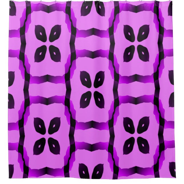 Intertwined flowers.... shower curtain (Front)