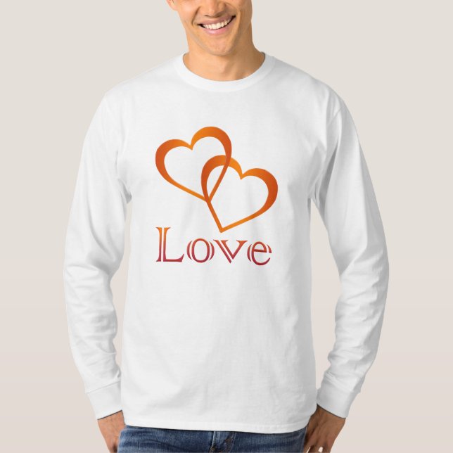 Intertwined Hearts T-Shirt (Front)