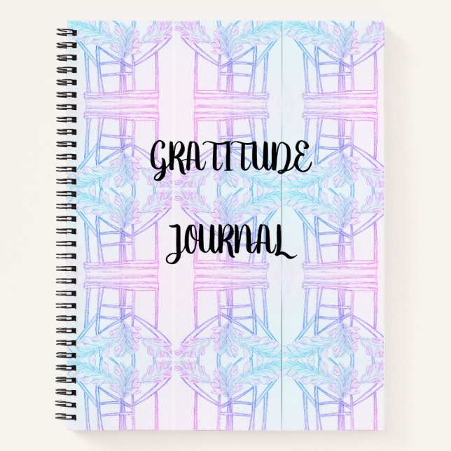 Intertwining Abstract  Gratitude Journal (Front)