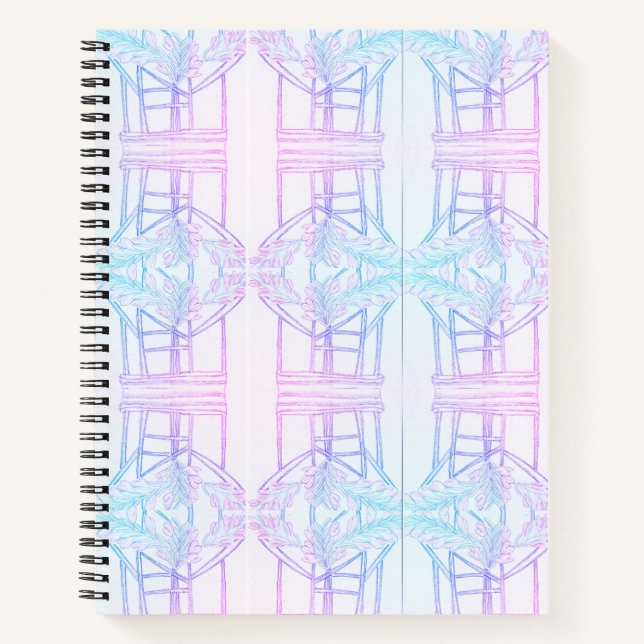 Intertwining Abstract  Notebook (Front)
