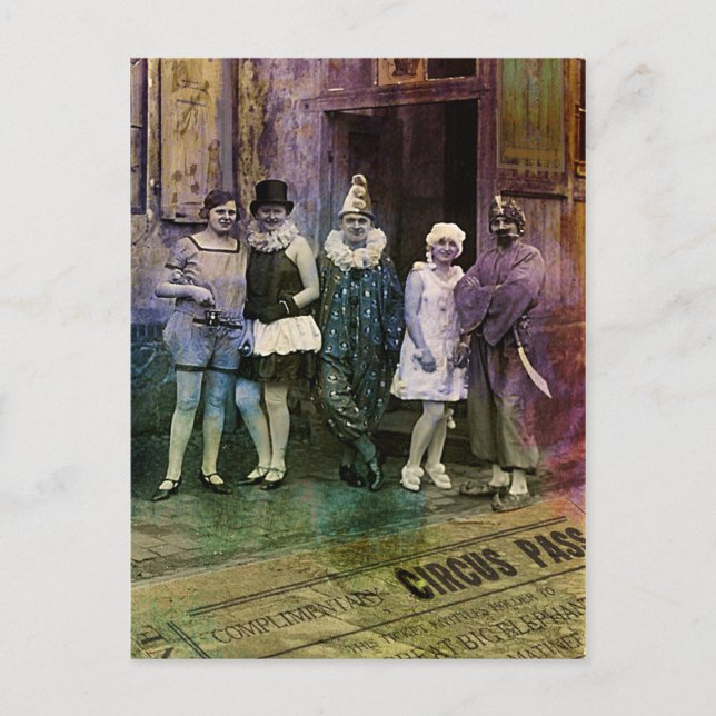 Interval at the Circus Postcard (Front)