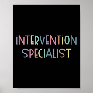 Intervention Specialist Teacher Squad Early Interv Poster