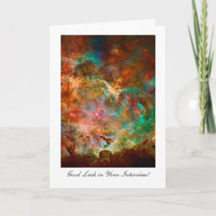 Interview Good Luck, Carina Nebula Star Journey Card