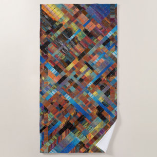 Interwoven beach towel