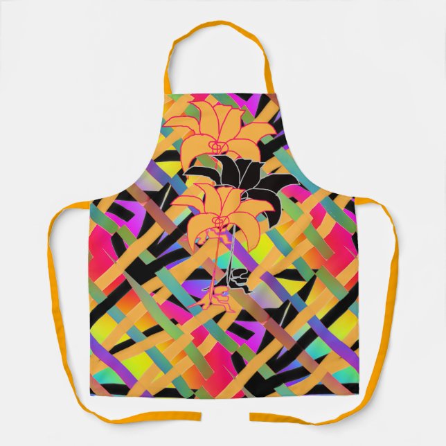 Interwoven Floral Apron (Front)