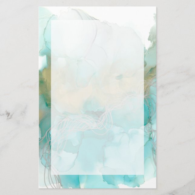 Interwoven Metallics Stationery (Front)