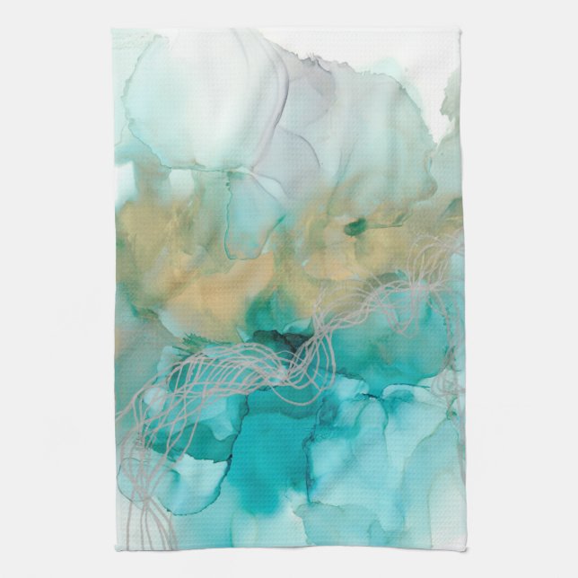 Interwoven Metallics Tea Towel (Vertical)