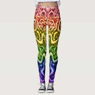 Interwoven Twisted Vines of Life Leggings