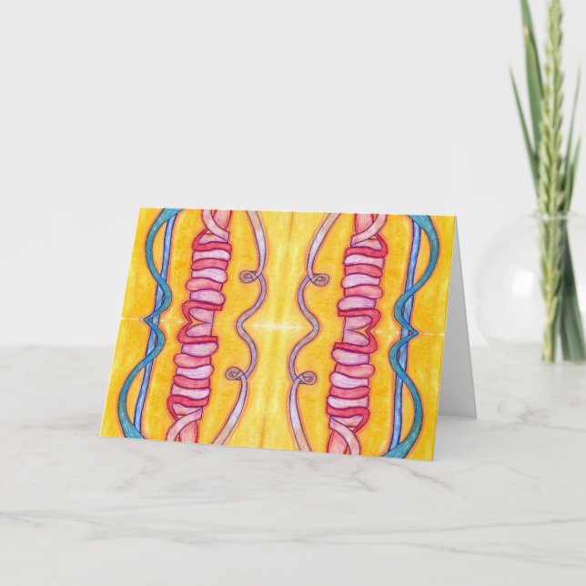 Intestine Greeting Card (Front)