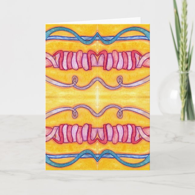 Intestine Greeting Card (Front)