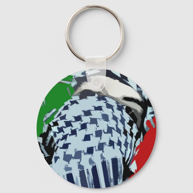 Intifada Palestine 87 Key Ring (Front)