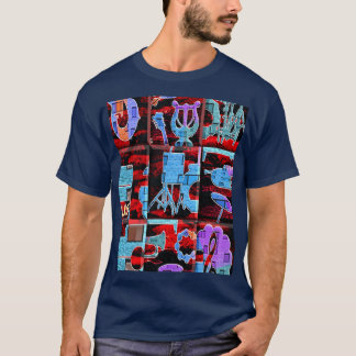 Intimate Blue Summer Vibes orchestral music instru T-Shirt