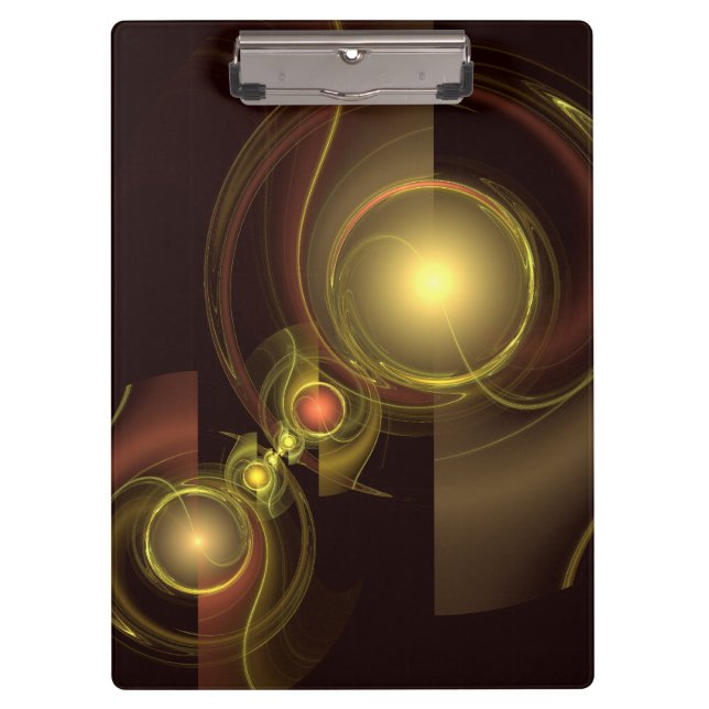 Intimate Connection Abstract Art Clipboard (Front)