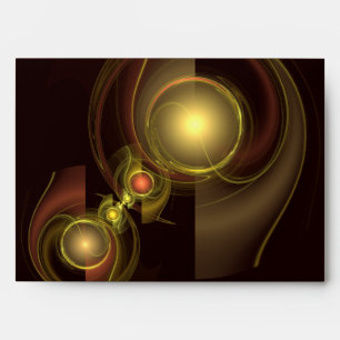 Intimate Connection Abstract Art Envelope