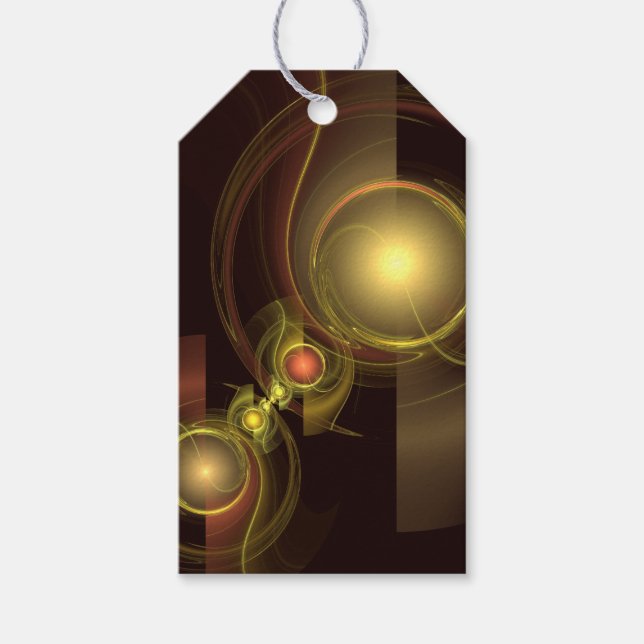Intimate Connection Abstract Art Gift Tags (Front)